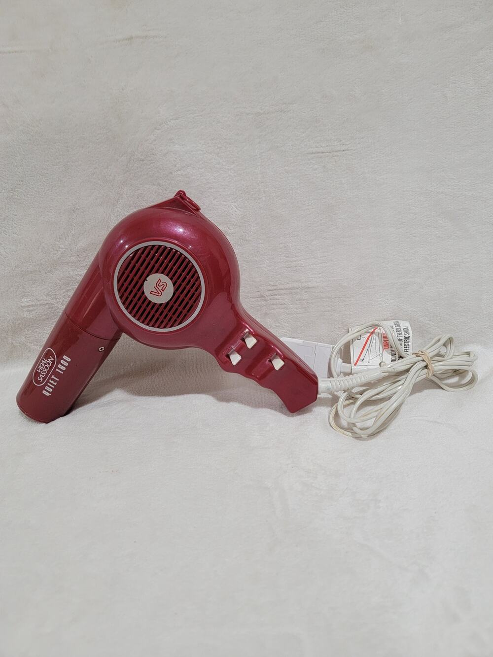 Vidal Sassoon Hair Dryer Quiet 1600W Blow Vintage - Tested Works